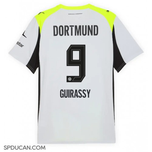Muški Nogometni Dres Borussia Dortmund Serhou Guirassy #9 Gostujuci 2025-26 Kratak Rukav